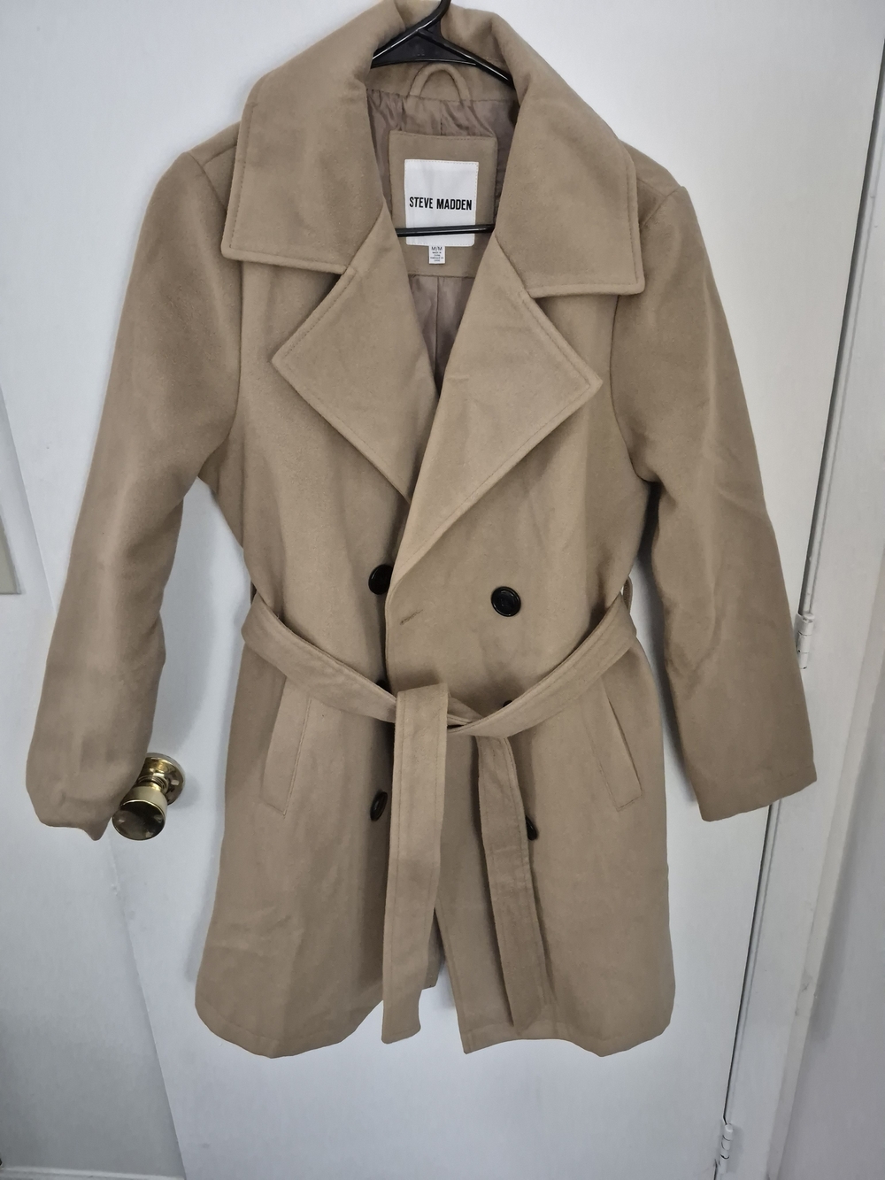 Steve Madden Double Breasted Coat - Picture 8 of 11
